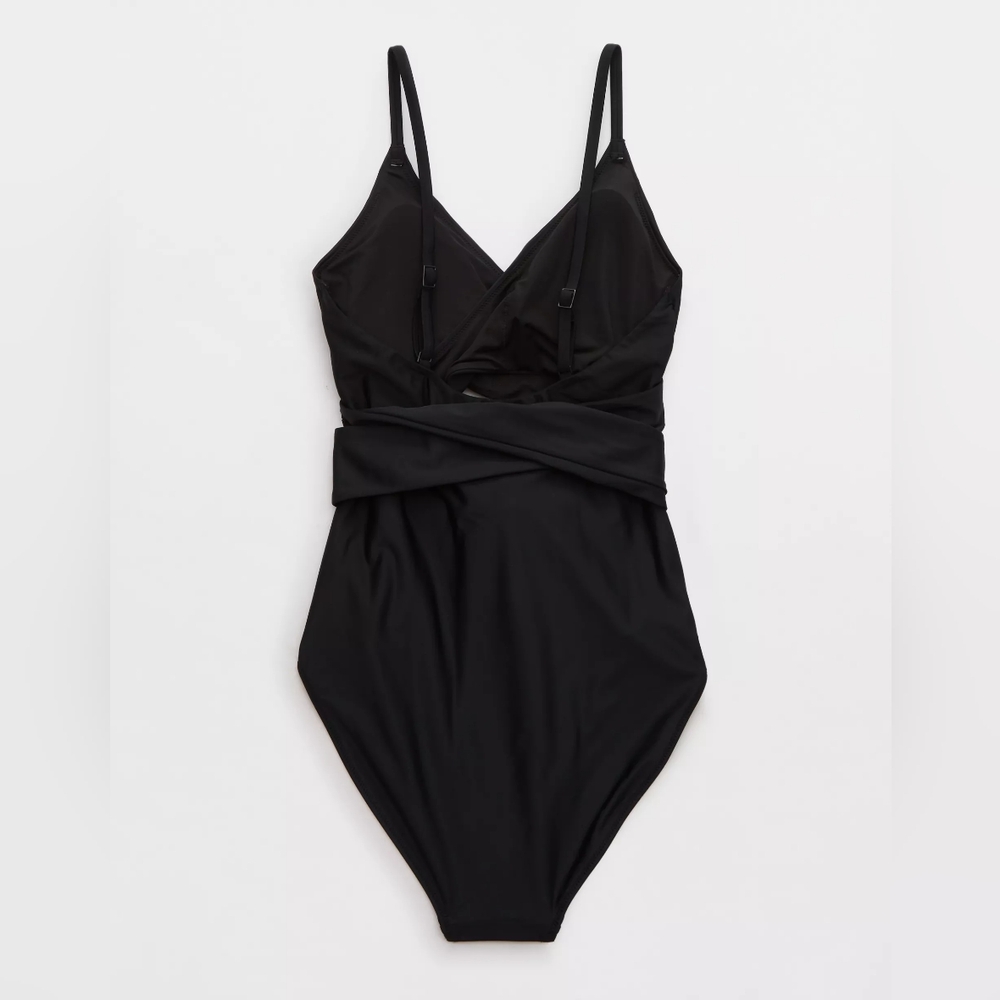 Aerie Wrap Full Coverage One Piece Swimsuit - Picture 2 of 7